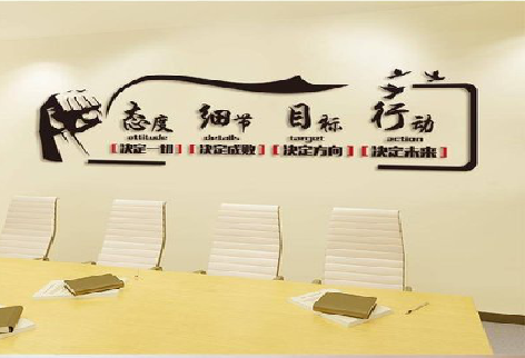 沁阳企业文化墙主要展示什么？