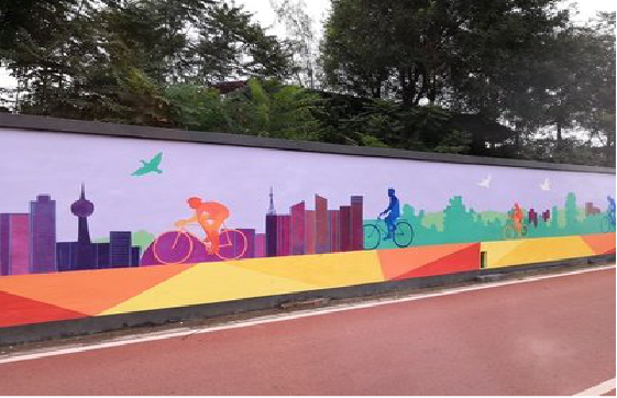 沁阳墙体彩绘-围墙