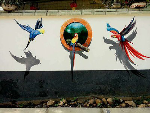 沁阳视觉错位-3D墙绘设计