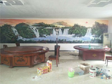 沁阳墙绘-写实风景