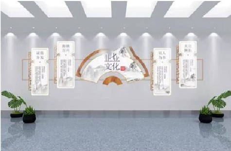 沁阳企业文化墙设计的核心要素。