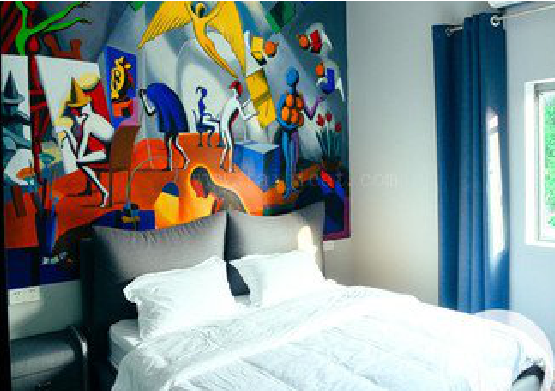 沁阳对于酒店的墙体彩绘而言更注重哪些方面？