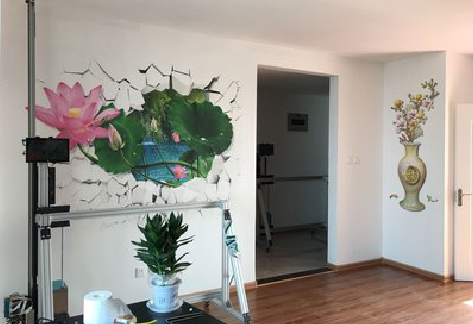 沁阳墙体彩绘相比墙纸的优势。