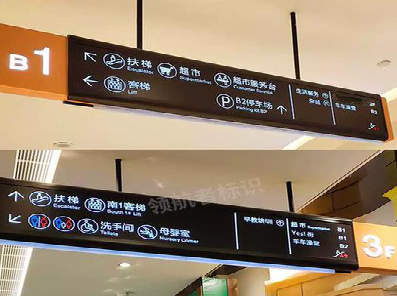 沁阳如何通过商场标识牌引导客流分布？