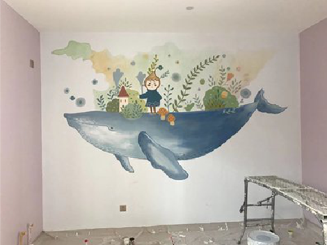 沁阳手绘墙的特点及优势。