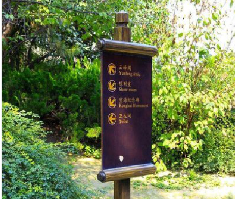 沁阳标识牌与环境之间有什么关系？