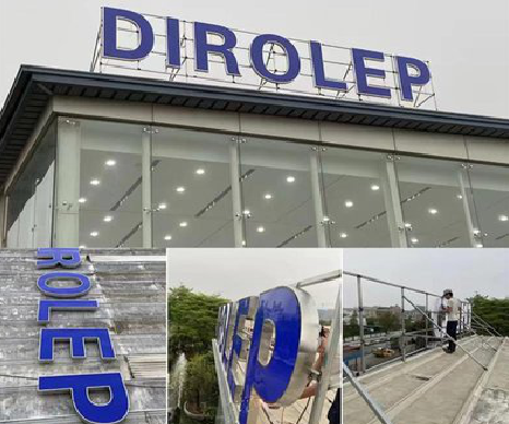 沁阳楼顶发光字安装的注意事项。